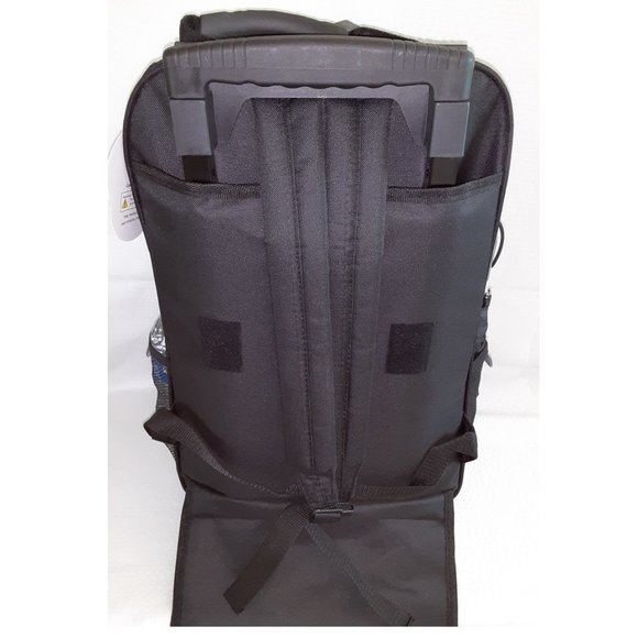 Carry On Backpack Rolling Backpack Travel Backpack Carry On Backpack with Wheels - Picture 14 of 15